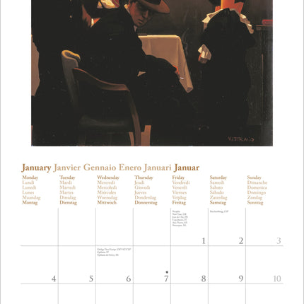 teNeues Publishing Jack Vettriano Kalender 2027