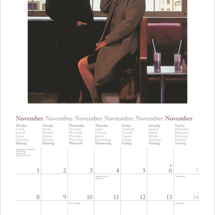 teNeues Publishing Jack Vettriano Kalender 2027