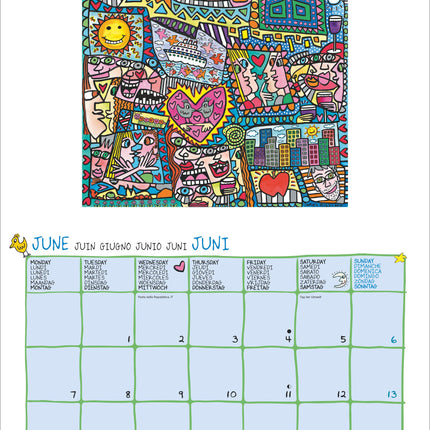 teNeues Publishing James Rizzi Kalender 2027