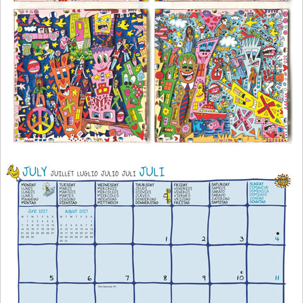 teNeues Publishing James Rizzi Kalender 2027