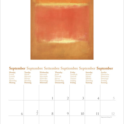 teNeues Publishing Mark Rothko Kalender 2027