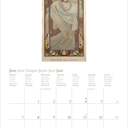 teNeues Publishing Mucha Kalender 2027