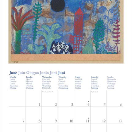 teNeues Publishing Paul Klee Kalender 2027