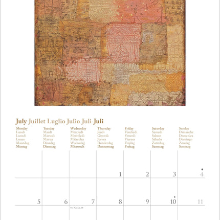 teNeues Publishing Paul Klee Kalender 2027