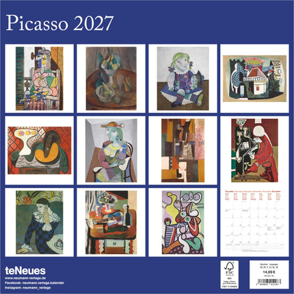 teNeues Publishing Picasso Kalender 2027