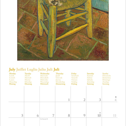 teNeues Publishing Vincent van Gogh Kalender 2027