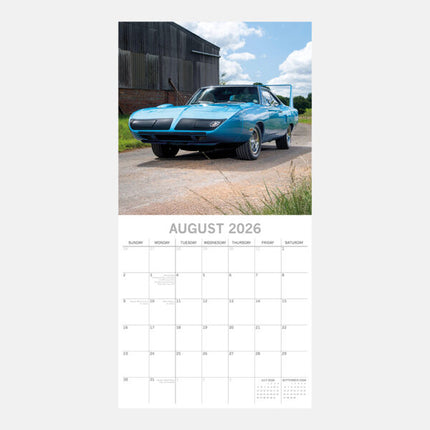 The Gifted Stationary American Muscle Cars Kalender 2026
