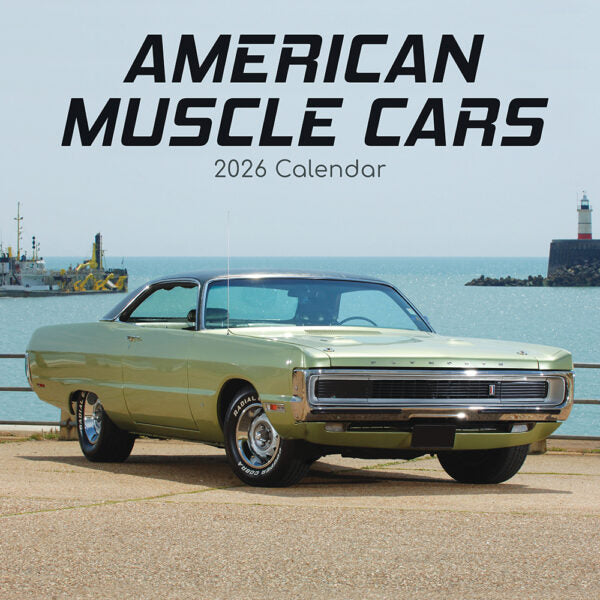 The Gifted Stationary American Muscle Cars Kalender 2026