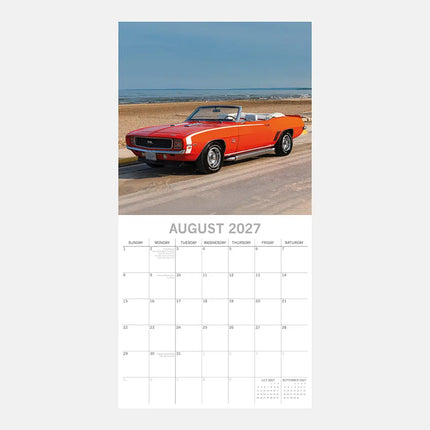 The Gifted Stationary American Muscle Cars Kalender 2027