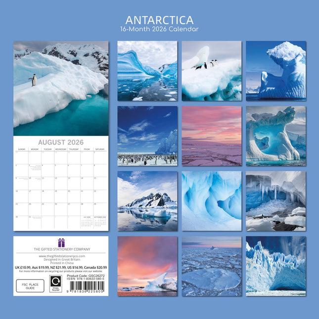 The Gifted Stationary Antarctica Kalender 2026