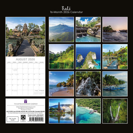 The Gifted Stationary Bali Kalender 2026