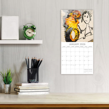 The Gifted Stationary Banksy Kalender 2026