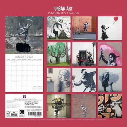 The Gifted Stationary Banksy Kalender 2027