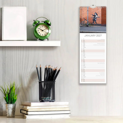 The Gifted Stationary Banksy Slimline Kalender 2027