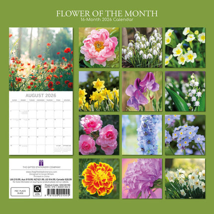 The Gifted Stationary Bloem van de Maand Kalender 2026