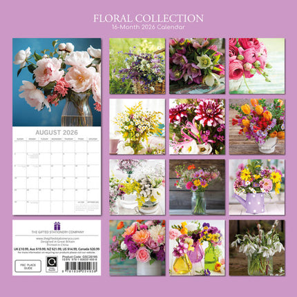 The Gifted Stationary Bloemencollectie Kalender 2026