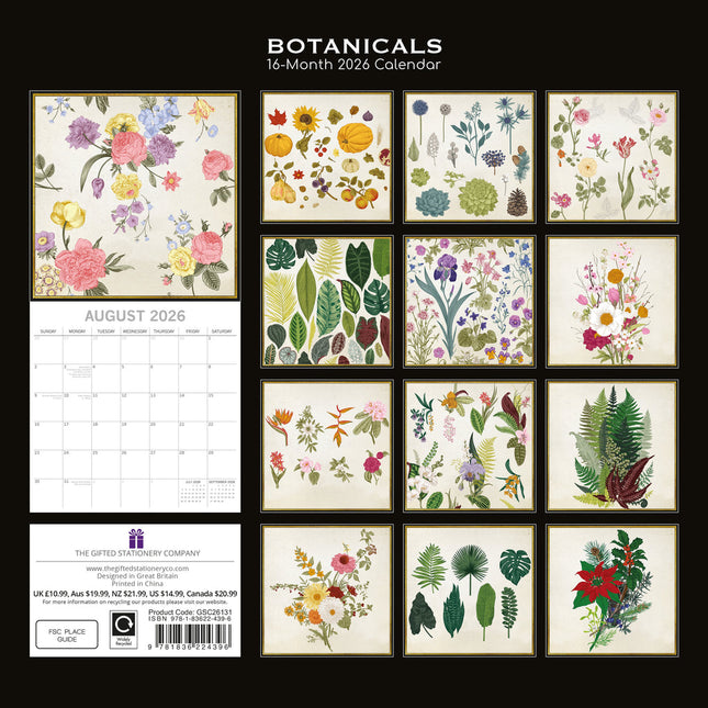 The Gifted Stationary Botanicals Kalender 2026