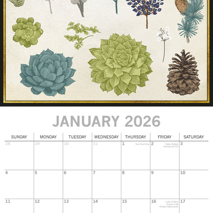 The Gifted Stationary Botanicals Kalender 2026