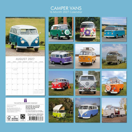 The Gifted Stationary Camper Vans Kalender 2027
