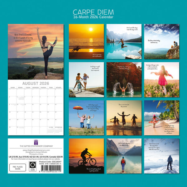 The Gifted Stationary Carpe Diem Kalender 2026