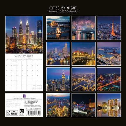 The Gifted Stationary Cities by Night Kalender 2027