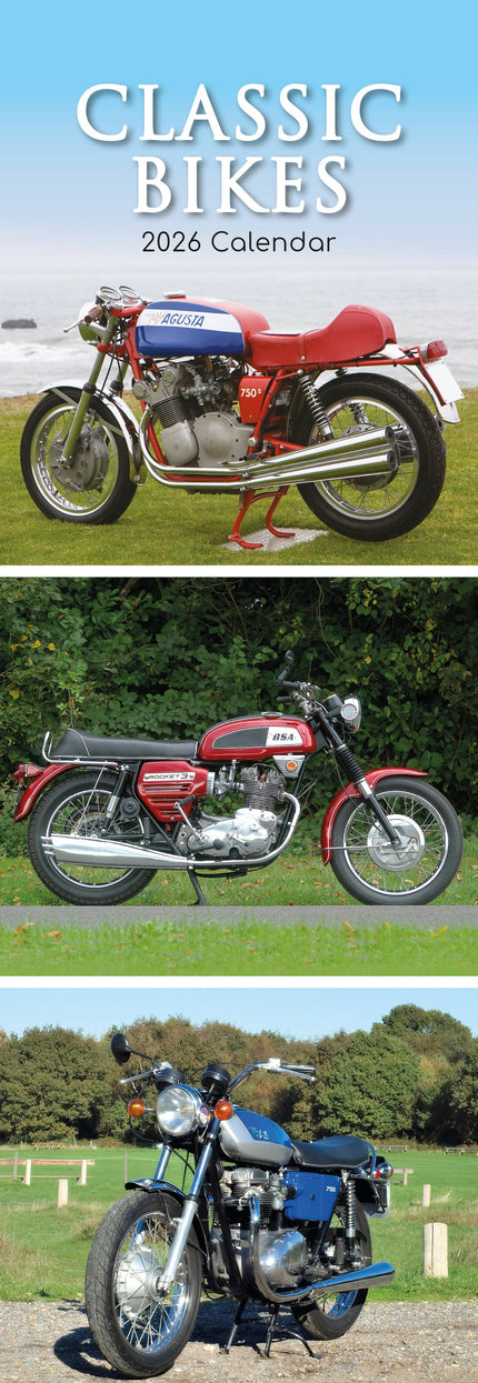 The Gifted Stationary Classic Bikes Kalender 2026 Slimline