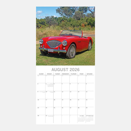 The Gifted Stationary Classic Cars 16 maanden Kalender 2026