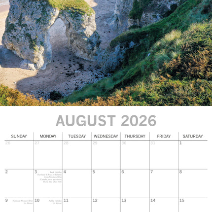 The Gifted Stationary Coastlines of Ierland Kalender 2026