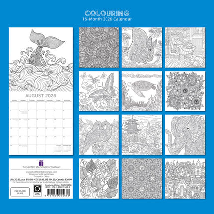 The Gifted Stationary Colouring Kalender 2026