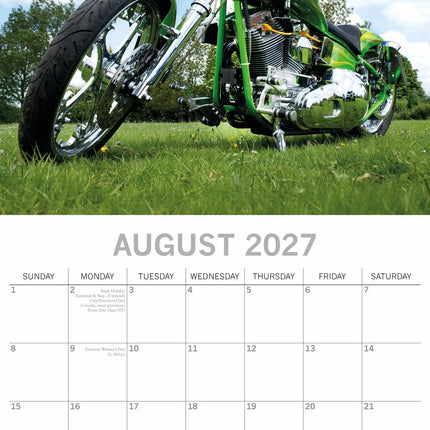 The Gifted Stationary Custom Bikes Kalender 2027