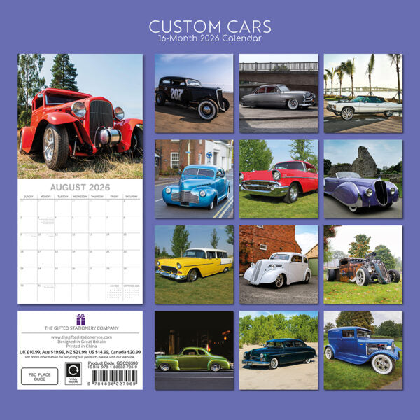 The Gifted Stationary Custom Cars Kalender 2026