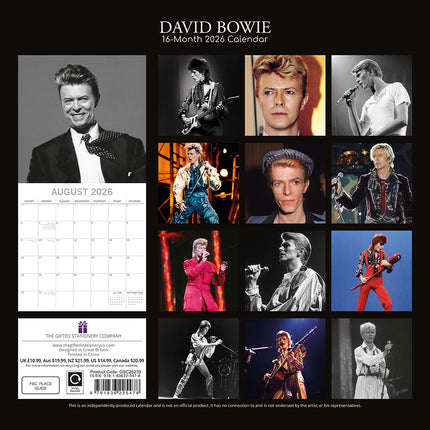 The Gifted Stationary David Bowie Kalender 2026