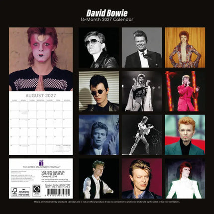 The Gifted Stationary David Bowie Kalender 2027