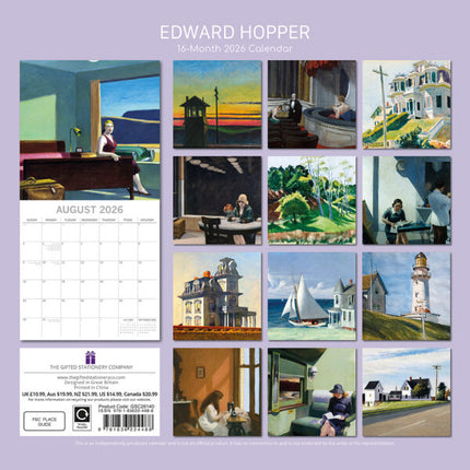 The Gifted Stationary Edward Hopper Kalender 2026