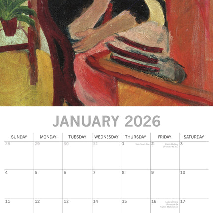 The Gifted Stationary Expressionists Kalender 2026