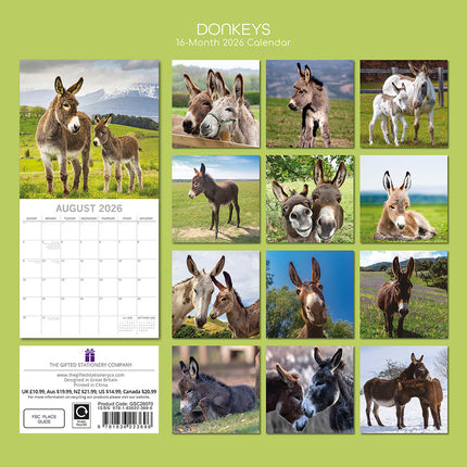The Gifted Stationary Ezel 16 Maanden Kalender 2026