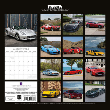 The Gifted Stationary Ferrari Kalender 2026