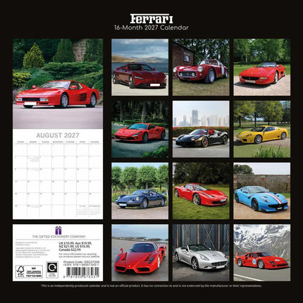 The Gifted Stationary Ferrari Kalender 2027