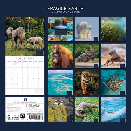 The Gifted Stationary Fragile Earth Kalender 2027