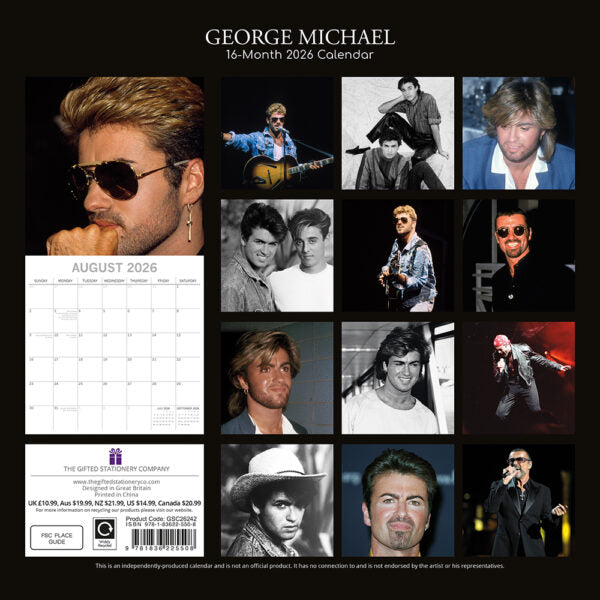The Gifted Stationary George Michael Kalender 2026