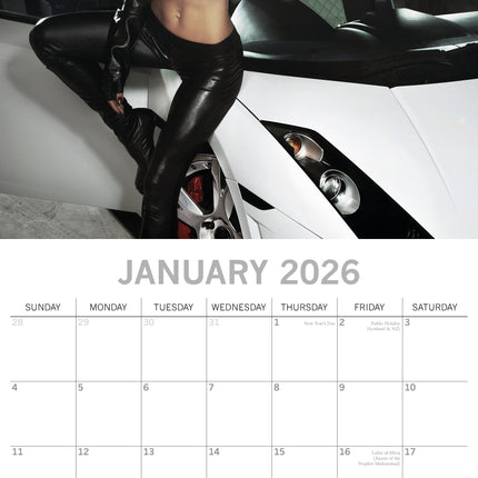 The Gifted Stationary Girls and Cars Kalender 2026
