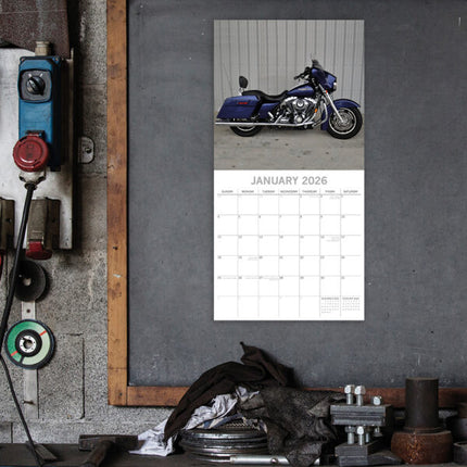 The Gifted Stationary Harley Davidson Kalender 2026