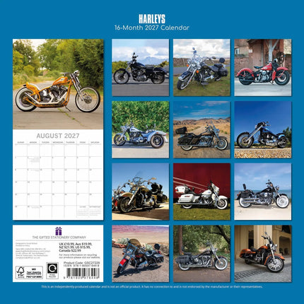 The Gifted Stationary Harley Davidson Kalender 2027