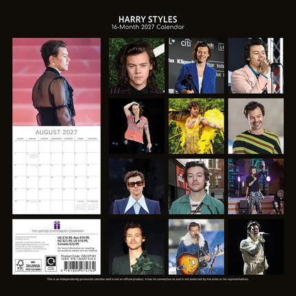 The Gifted Stationary Harry Styles Kalender 2027