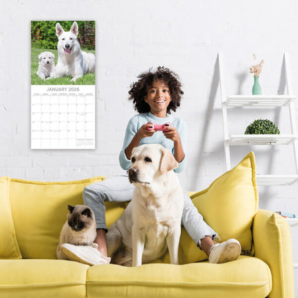 The Gifted Stationary Honden en Puppies Kalender 2026