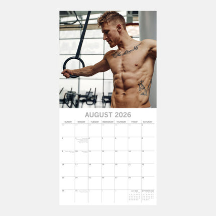 The Gifted Stationary Hot Shirtless Men Kalender 2026