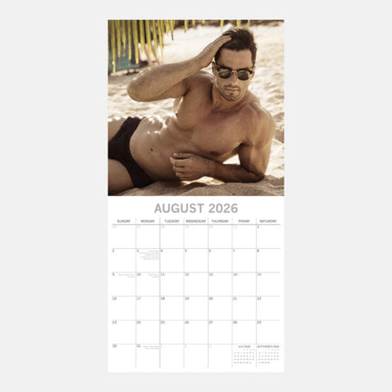 The Gifted Stationary Hunks in Trunks Kalender 2026