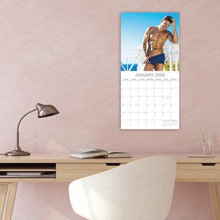 The Gifted Stationary Hunks in Trunks Kalender 2026