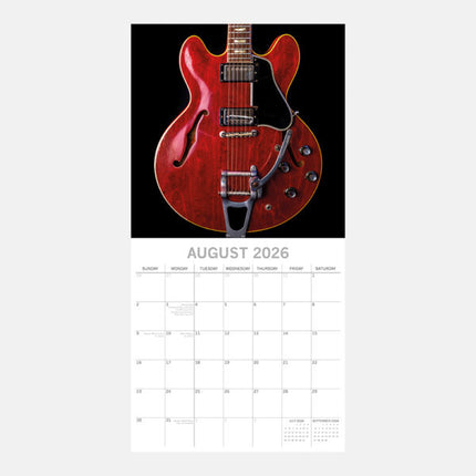 The Gifted Stationary Iconic Guitars Kalender 2026