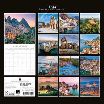 The Gifted Stationary Italië Kalender 2027